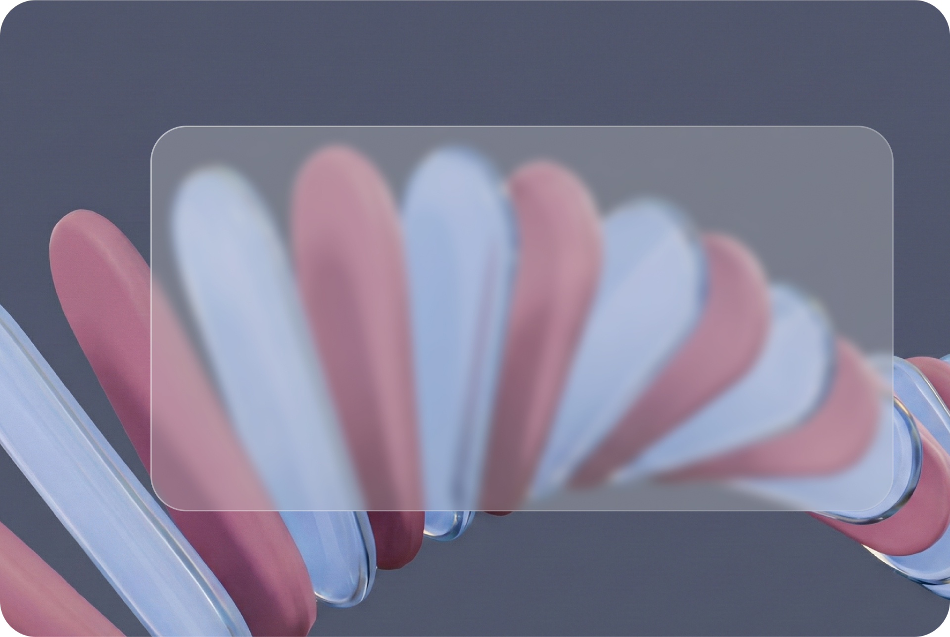 Glass UI card