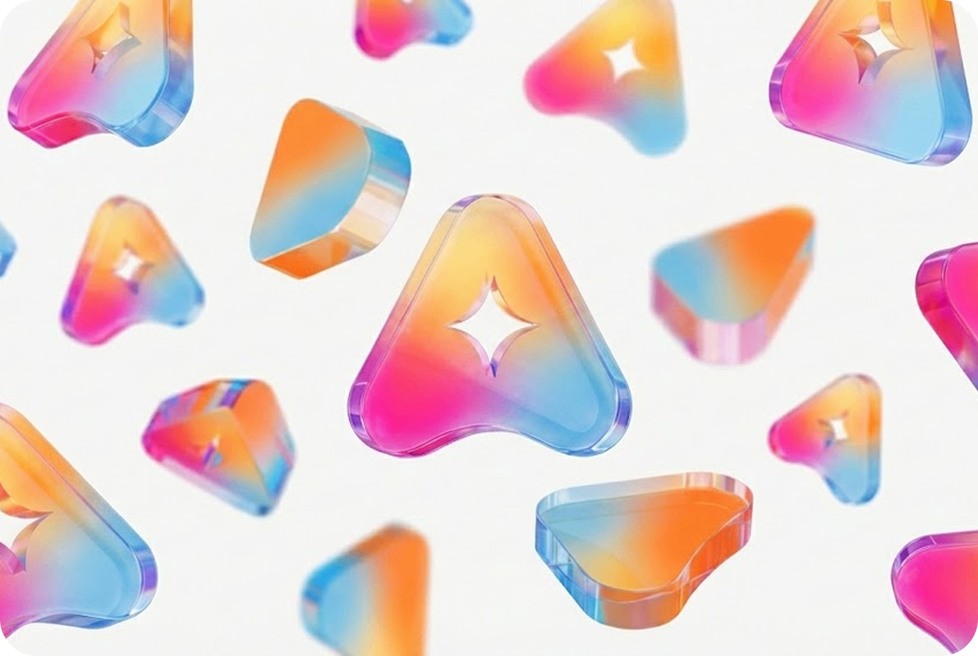 3D logo pattern