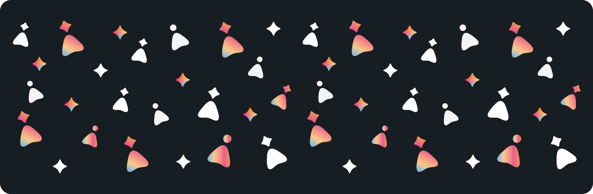 Pattern on dark