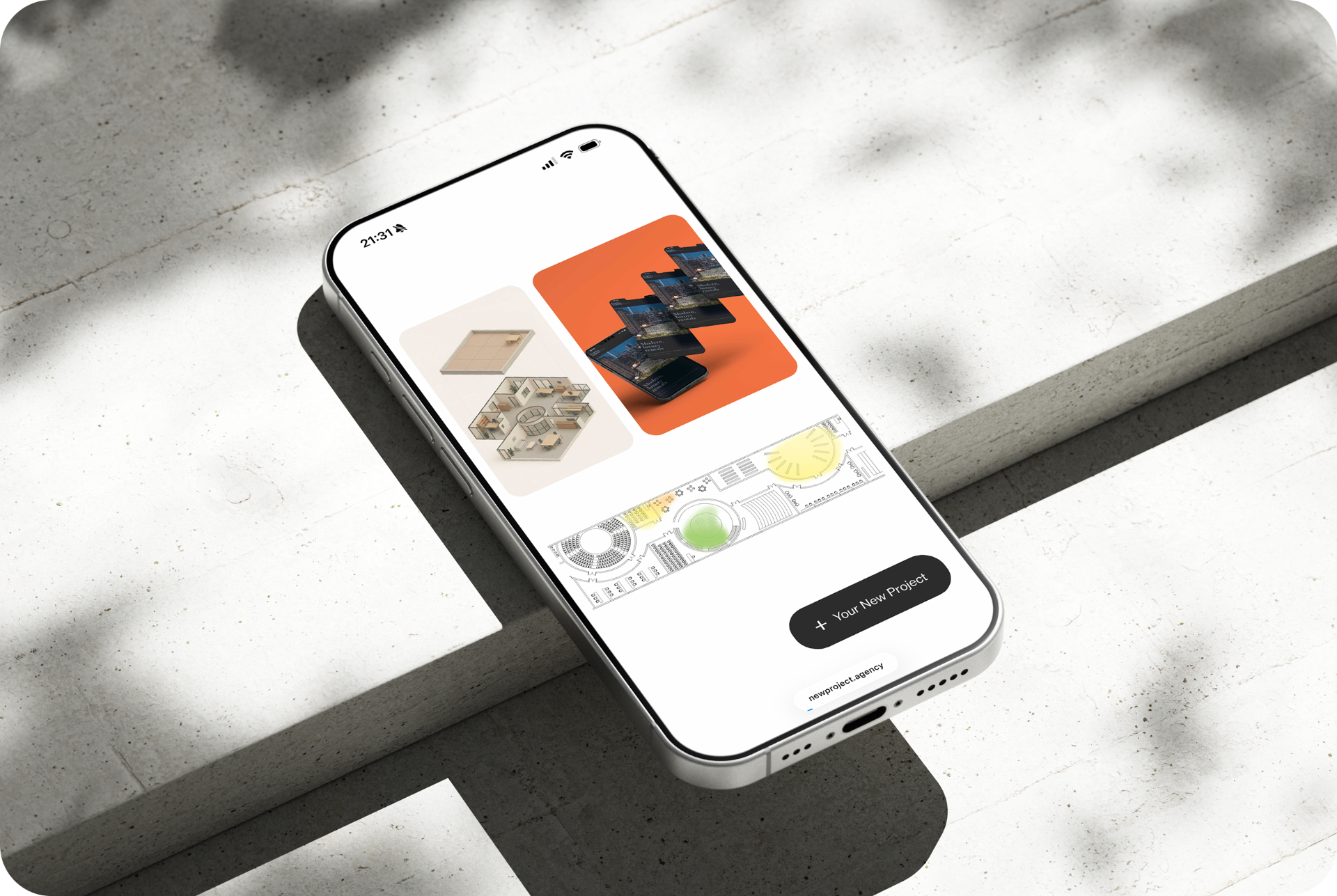 Mobile mockup