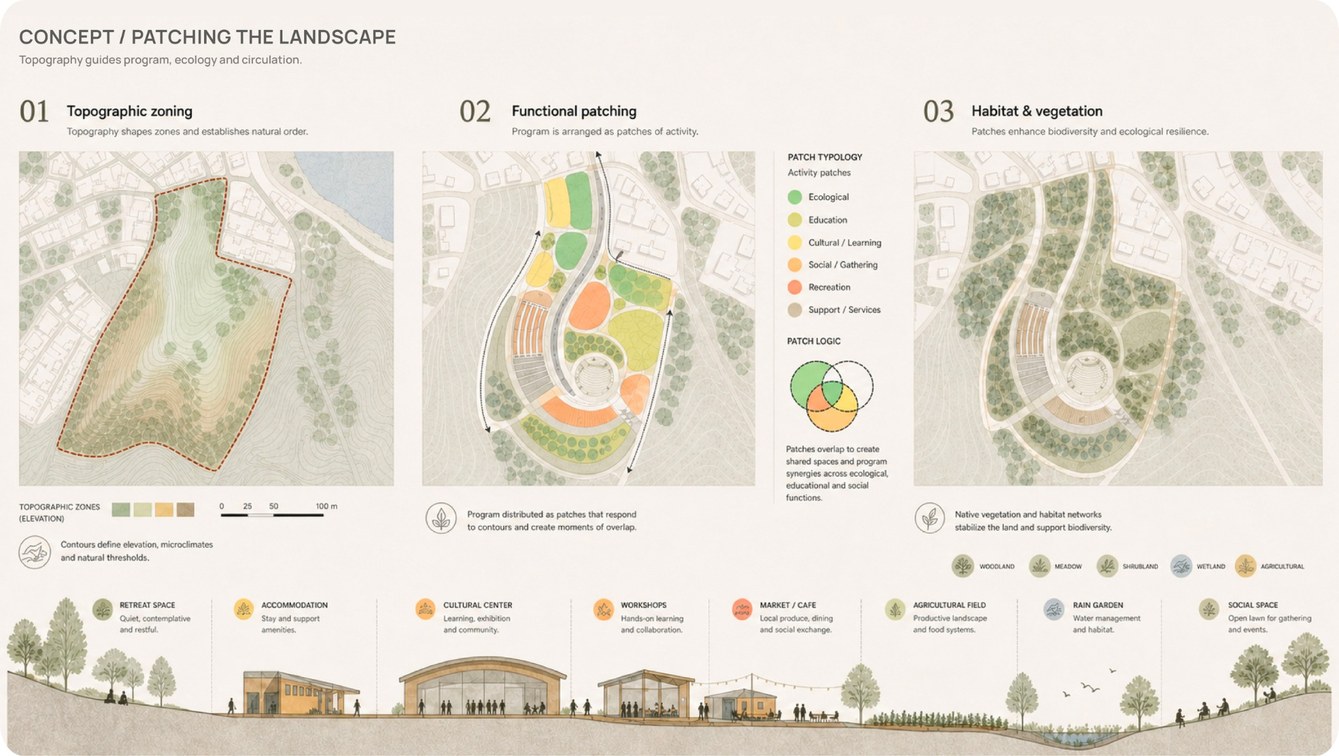 Concept — patching the landscape